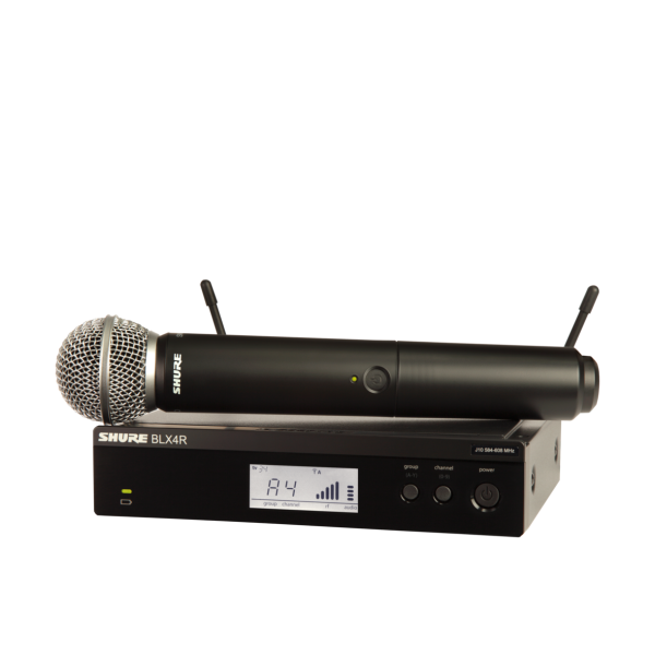 Shure BLX24R/SM58-J10 Micrófono mano vocal SM58 Inalámbrico