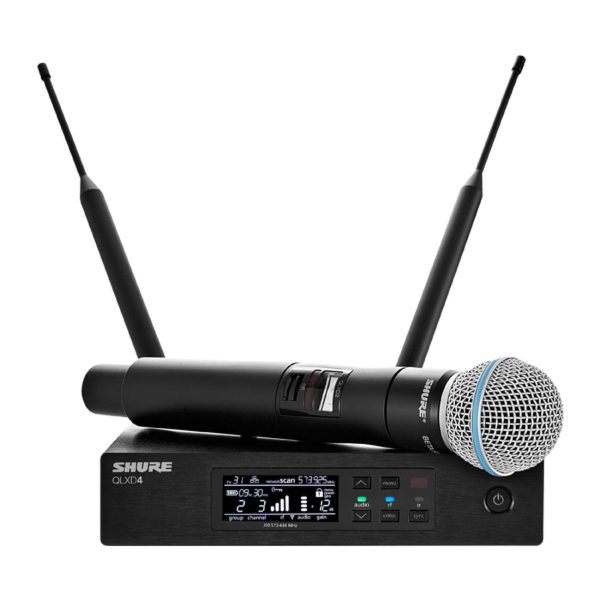 Shure QLXD24/B58-H50 Micrófono De mano Beta 58 Inalámbrico