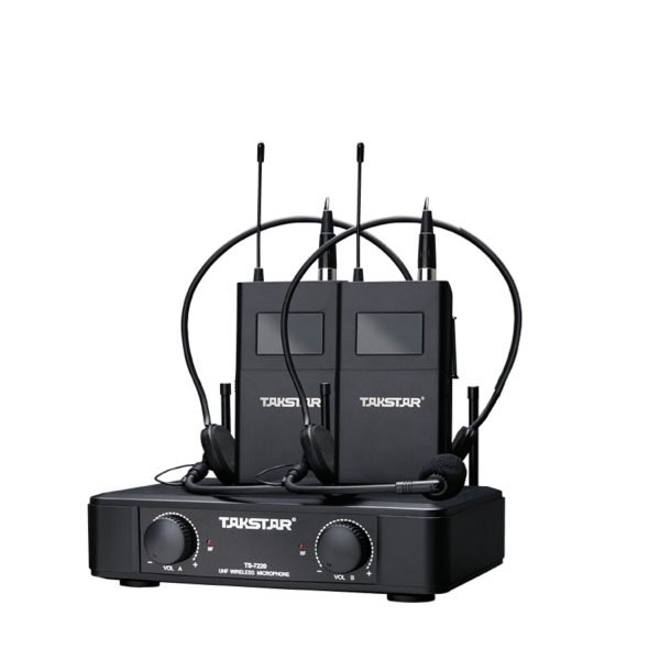 Micrófono Takstar TS-7220PP Inalámbricos solapas diademas