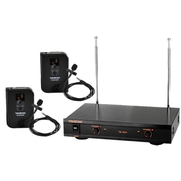 Takstar TS–6310PP Micrófono inalámbrico dos solapa