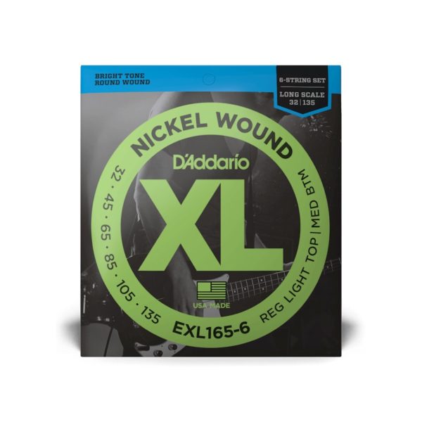 D'Addario EXL165-6 Encordado Bajo 32-135 6C