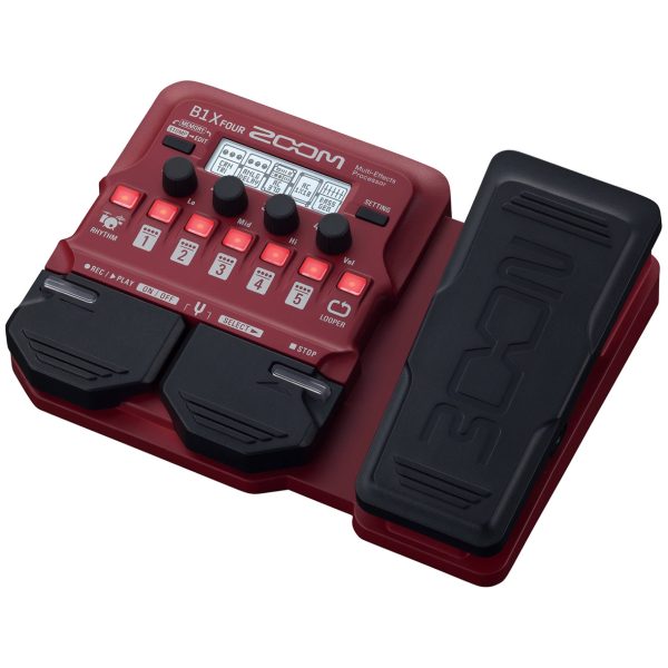 Zoom B1X FOUR Pedal Bajo Electrico efectos