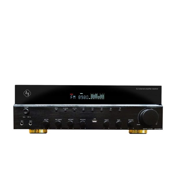 Pro dj AV-6188HD Amplificador HDMI 5.1 Bluetooth 340 w