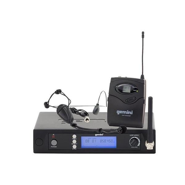 Gemini UHF-6100HL-R2 Micrófono Diadema Inalámbrico