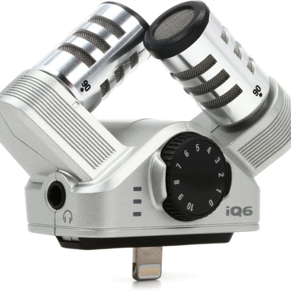 Zoom iQ6 Micrófono Doble para iPhone iPad iOS Stereo
