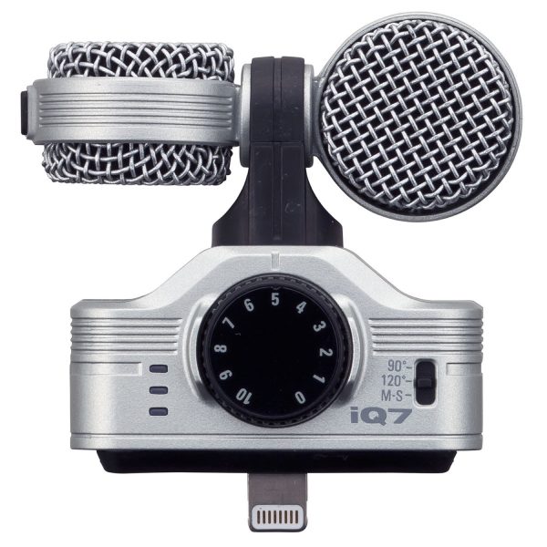 Zoom iQ7 Micrófono Estereo iPhone iPad iOS Condensador