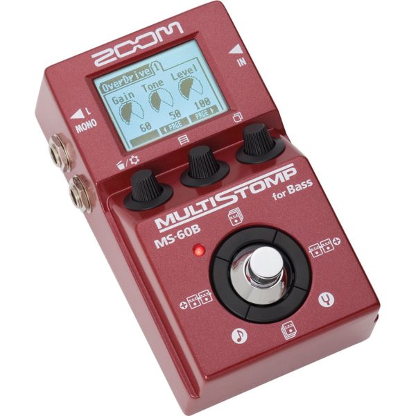 Zoom MS-60B Pedal Multiefectos Bajo Electrico
