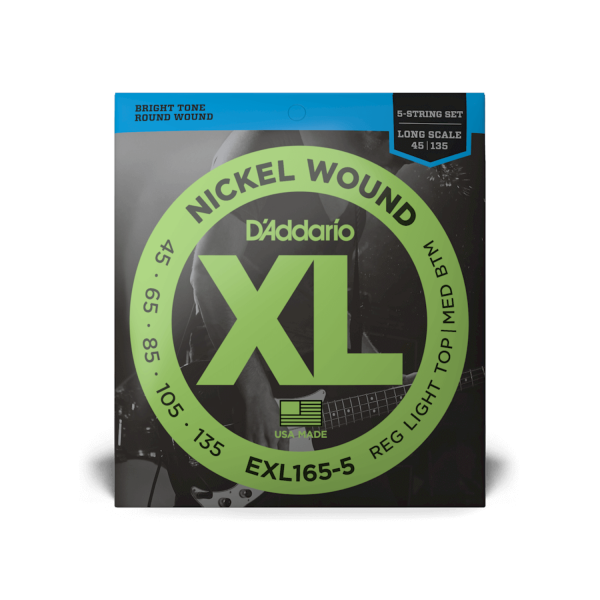 D'Addario EXL165-5 Encordado Bajo Electrico 45-135