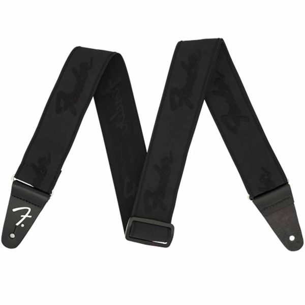 Fender 99064207 Correa Guitarra Running Logo Weighless Bla