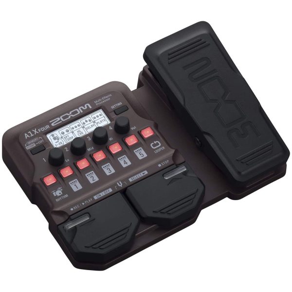 Zoom A1X FOUR Procesador Efectos Guitarra Pedal expresi