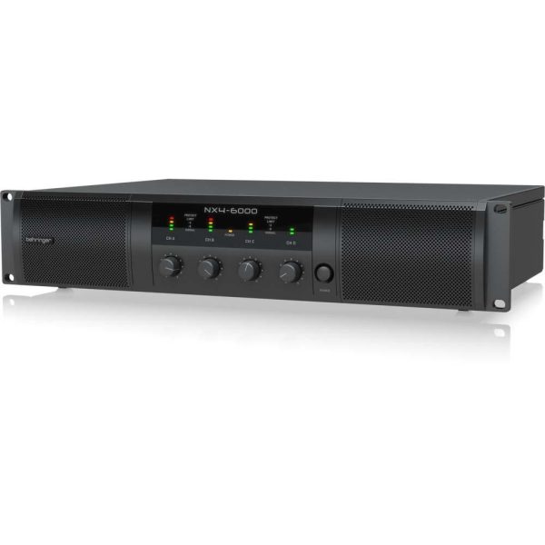Amplificador Behringer NX4-6000 4 canales 6000w
