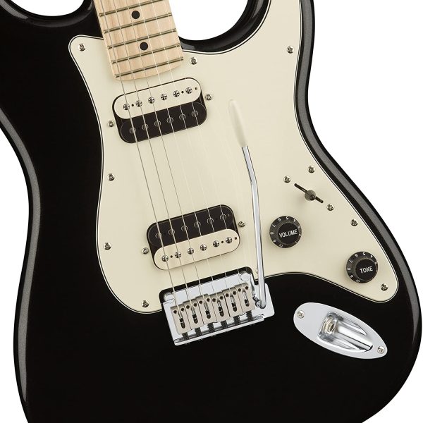 Fender Con St Hh Mpl Blk 320222565 Guitarra Eléctrica Negro