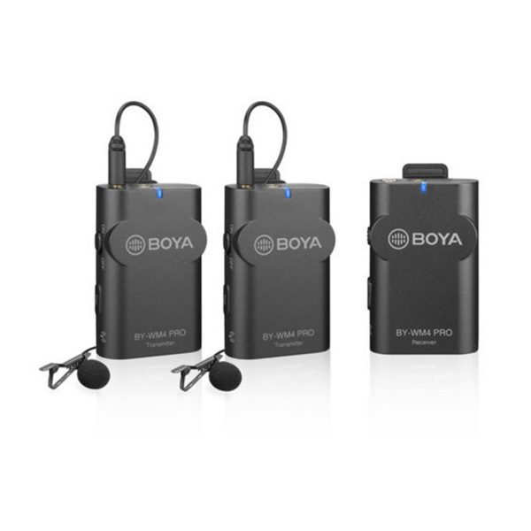 Boya BY-WM4 pro-K2 Micrófonos Inalámbrico solapa doble
