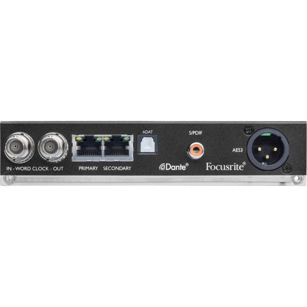 Tarjeta Focusrite ISA ADN2 Dante A/D Card ISA One 2 canales