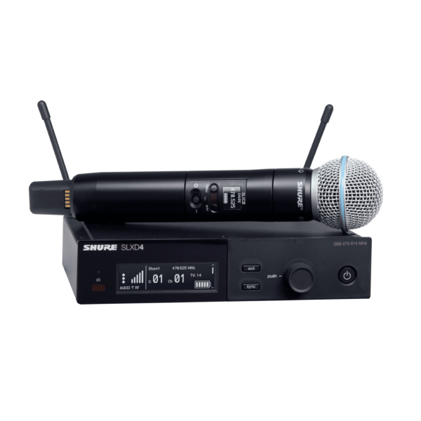 Shure SLXD24/B58-H55 Micrófono De mano Beta 58 Inalámbrico