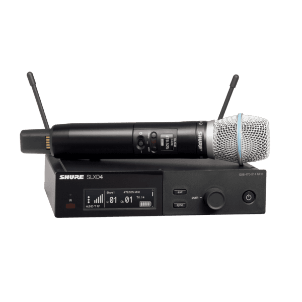 Shure SLXD24/B87A-H55 Micrófono Inalámbrico de mano BETA87A