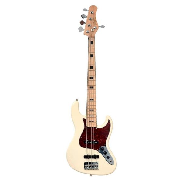 Tagima TJB-5 OWH L/TT Bajo electrico 5 cuerdas Blanco