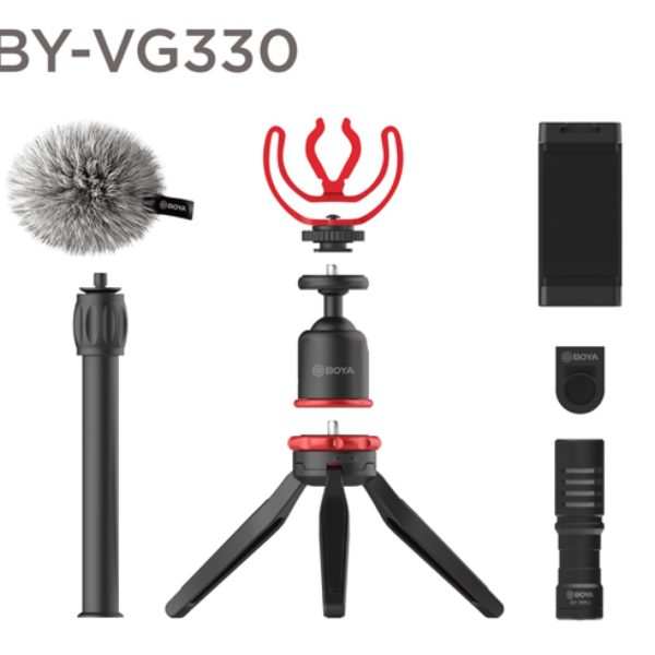 Boya VG330 Micrófono tripode base antipop