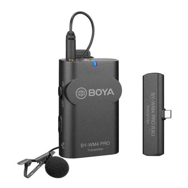 Boya BY-WM4 Pro-K5 Micrófono Inalámbrico solapa USB-C Android