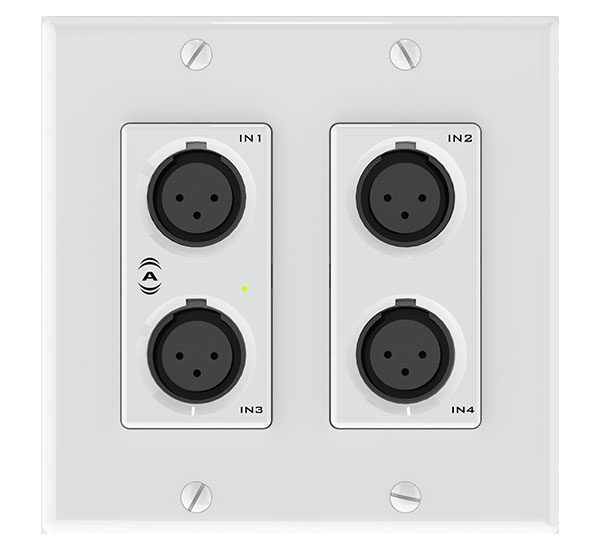 Interfaz Qsc UNDX4I Attero Tech Pared Dante Interface
