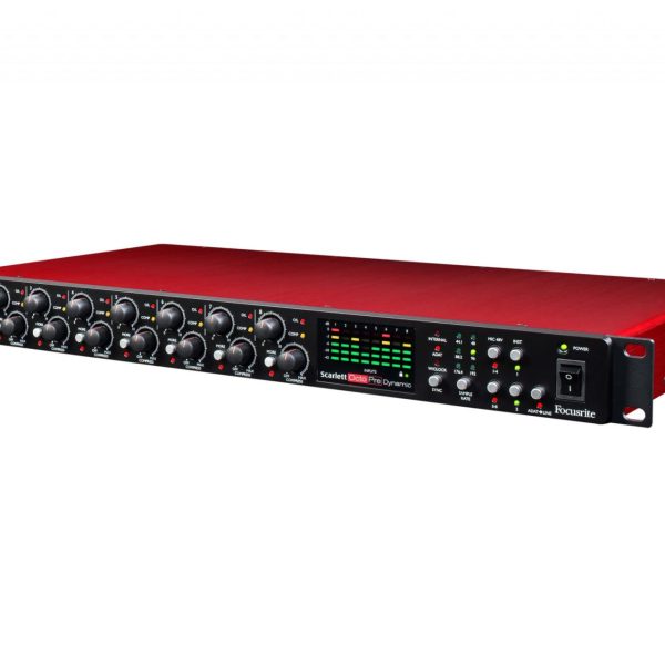 Preamplificador Focusrite Scarlett OctoPre Dynamic Compresor 8 Canales