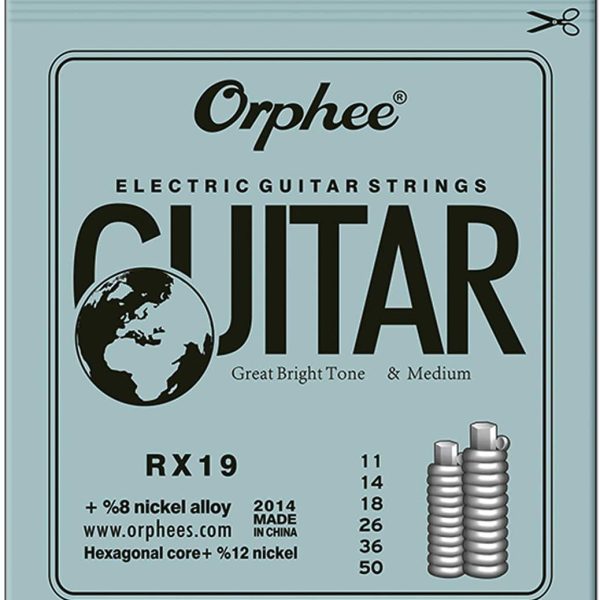 Encordado Orphee RX19 Guitarra electrica 11-50 Acero
