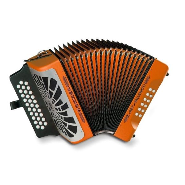 Hohner REY VALLENATO Acordeon Naranja ADG