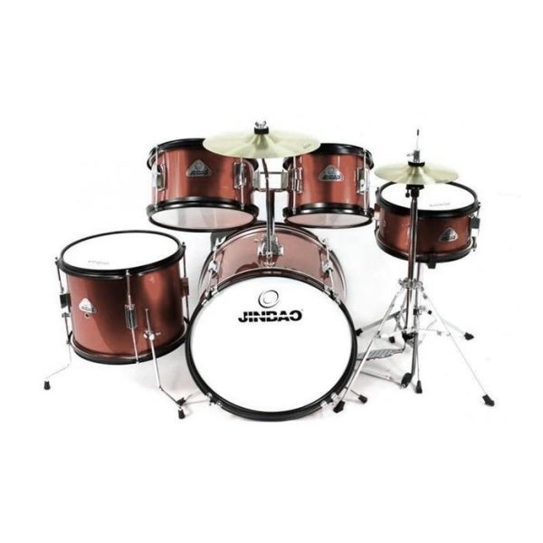 Jinbao JBJ-104-9 Bateria Junior Platillos Silla Vinotinto