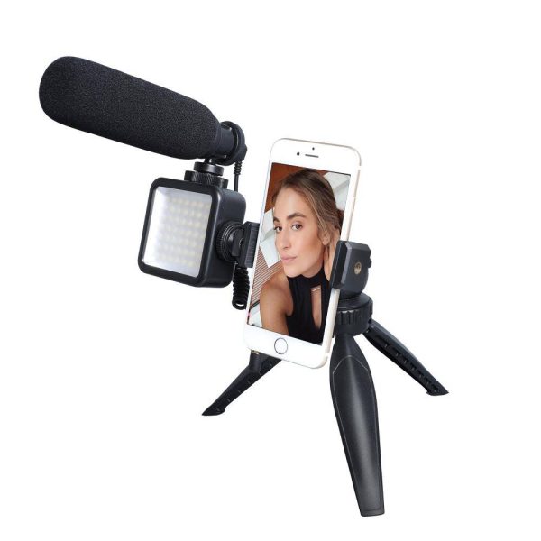 Maono AU-CM11PL Microfono Shutgun Con Lampara