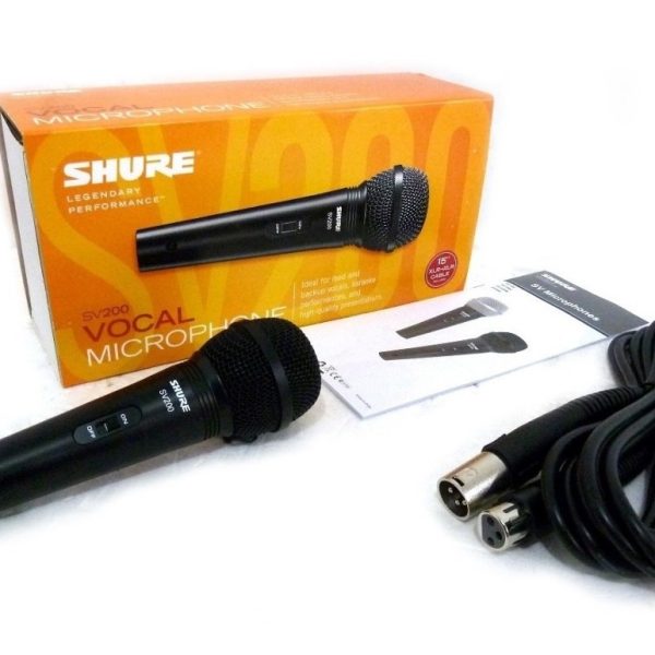 Shure SV200 Micrófono vocal de mano con cable XLR