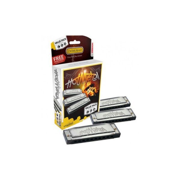 Hohner HOT METAL 572XPS Armonicas Por 3 Do Sol La