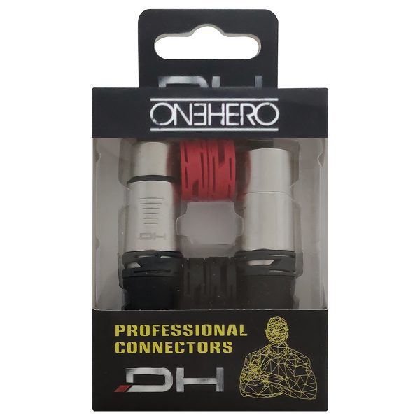 Proel DHFXMX3NK Conector DH par Plateado