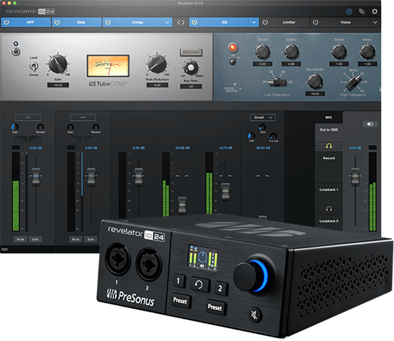 Presonus REVELATOR IO24 Interfaz Audio 2 Canales Interface