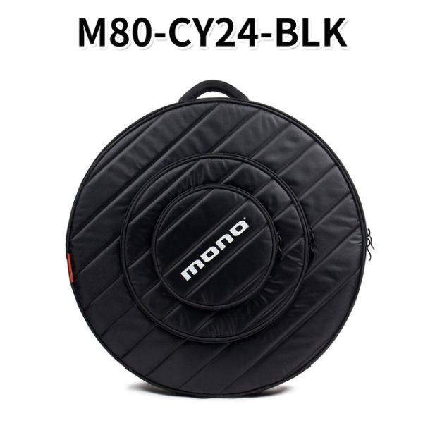 Estuche Mono M80 Platillos Negro 24Pg
