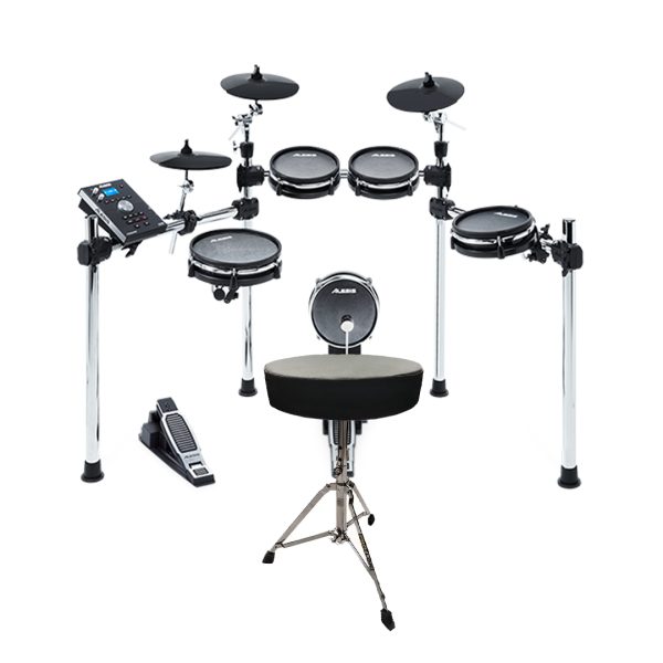 Bateria Alesis COMMAND MESH KIT pads malla + silla