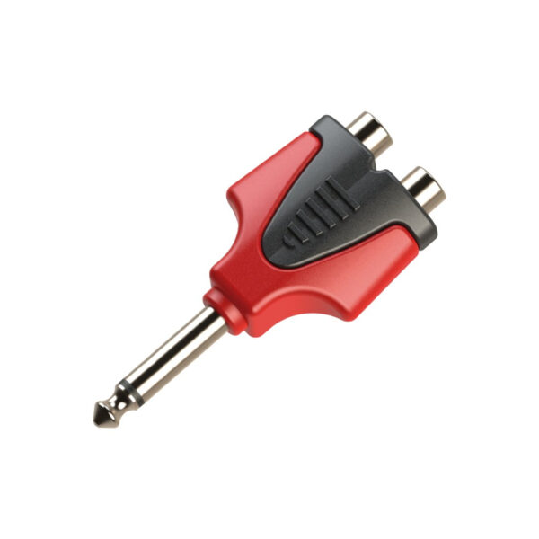 Adaptador Roxtone RPAN335 2 jack rca a plug 6.3