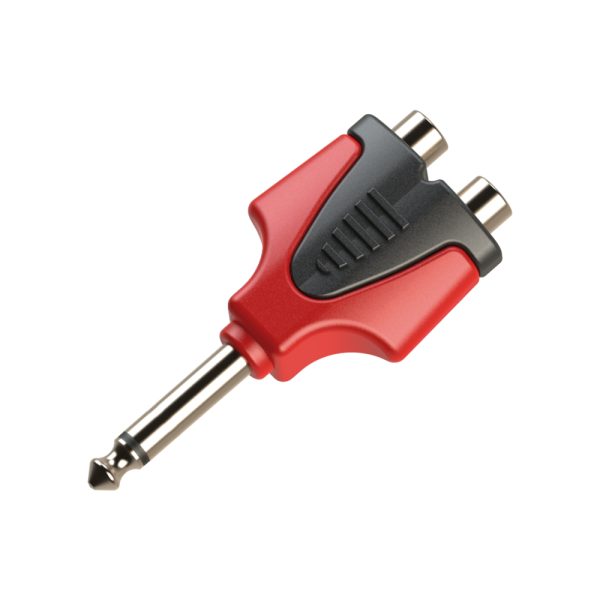 Adaptador Roxtone RPAN335 2 jack rca a plug 6.3