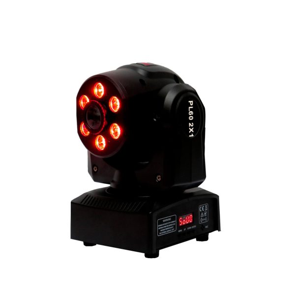 Cabeza Pro Dj PL60 2 en 1 LED