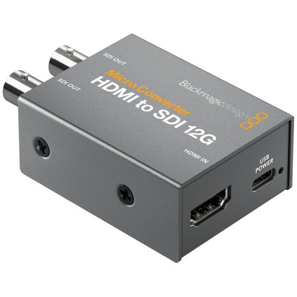 Blackmagic CONVCMIC/HS12G/WPSU Micro Convertidor Hdmi A Sdi 12G