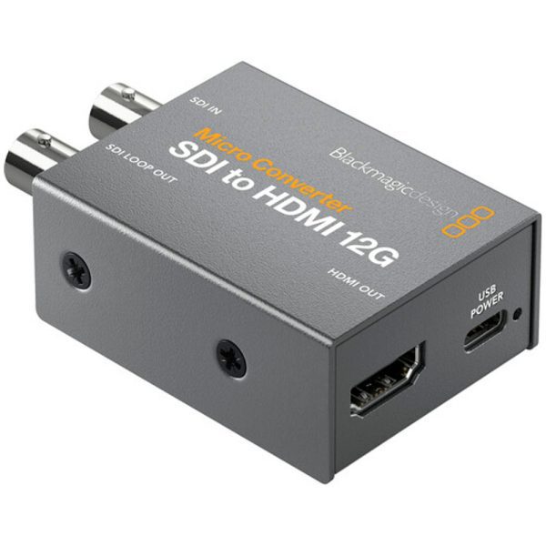Blackmagic CONVCMIC/SH12G/WPSU Micro Convertidor Sdi A Hdmi 12G