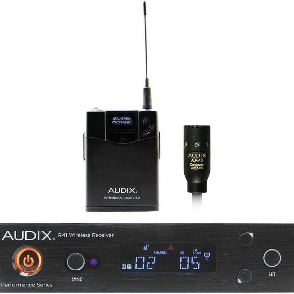 Audix AP41L10B Micrófono inalámbrico lavalier solapa