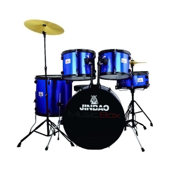 Bateria Jinbao JBP0803 Acustica Azul 5Pz