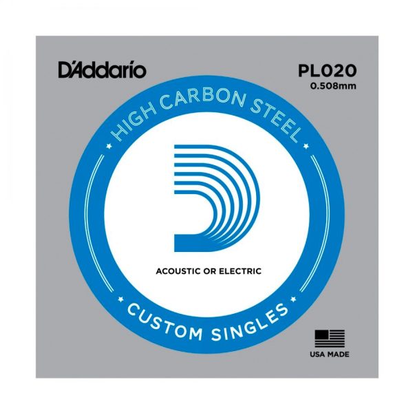 Cuerda D'Addario PL020 Guitarra electrica