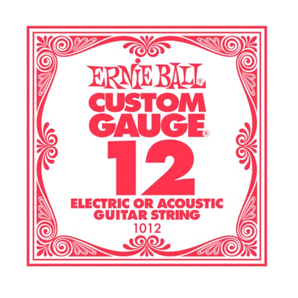 Cuerda Ernie Ball 1012 Guitarra electrica Custom Gauge