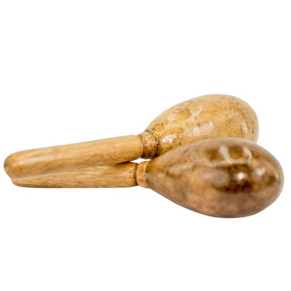 Maracas Nacional MA4N Medianas 4 Natural Madera 24cm