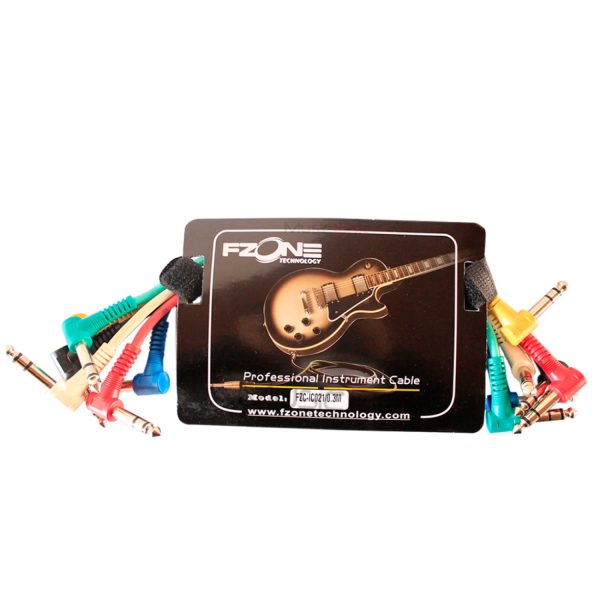 Cables Fzone IC021 interpedal Pedales guitarra 6und   30cm