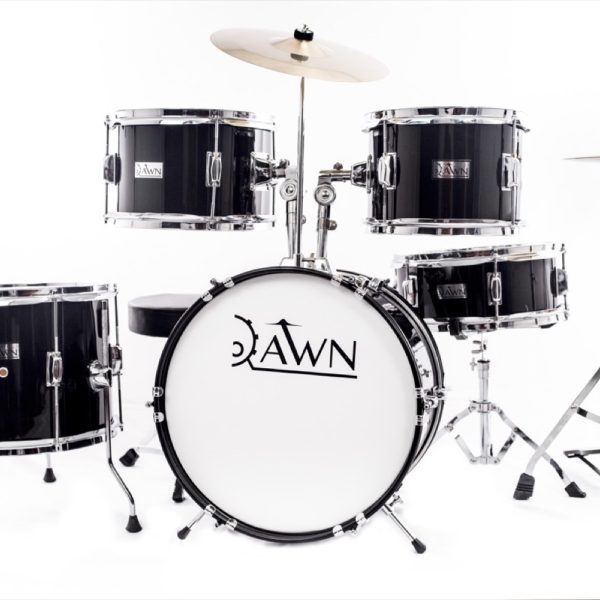 Dawn DR15BK Bateria Junior Negro 5Pz