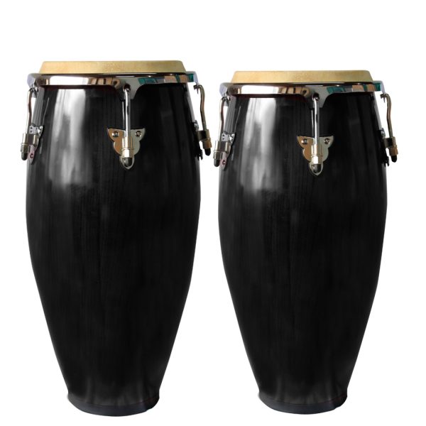 Congas Dawn COC110BK Bases matera Negro Madera 10Pg