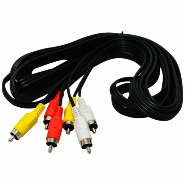 Cable Zuinsai ZSE009710FT 2Rca 2Rca Negro 300cm
