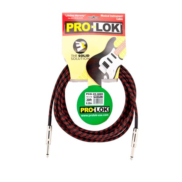 Cable Prolok PCG20QBR Instrumento 6.3 / 6.3 7M